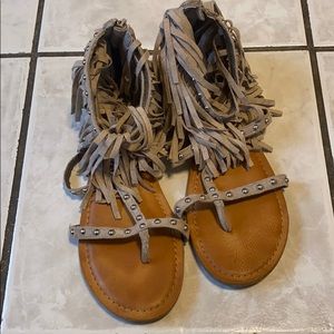 Fringe Sandals
